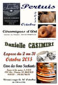 Affiche exposition Octobre 2015 Pertuis cave des bons sachants   Danielle Casimiri
