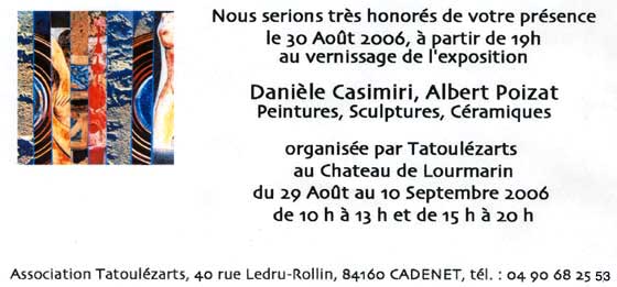 le cadre de l'exposition